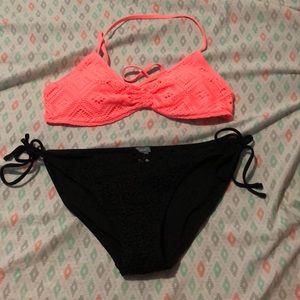 aerie two piece bathing suit